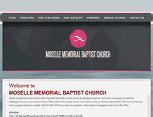 Tablet Screenshot of mosellememorial.com